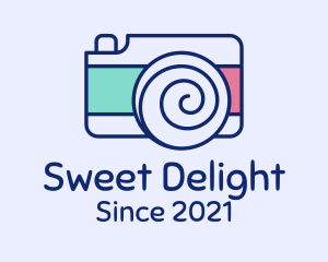 Camera Shutter Spiral logo