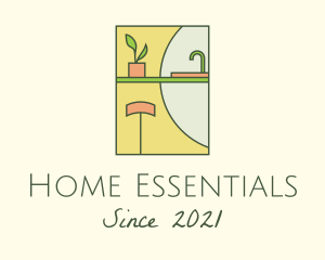 Kitchen Home Bench logo design