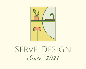 Kitchen Home Bench logo design