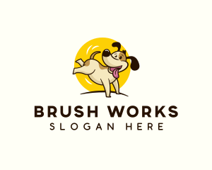 Playful Dog Veterinary Logo