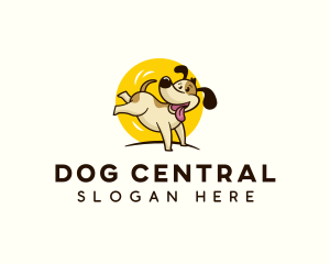 Playful Dog Veterinary logo design