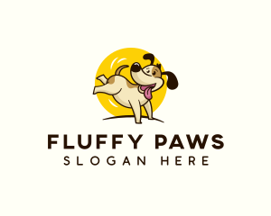 Playful Dog Veterinary logo design