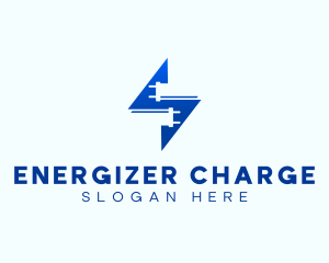 Electrician Plug Voltage logo design