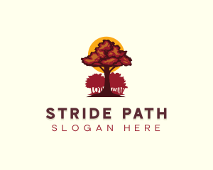 Tree Forest Woodwork logo design