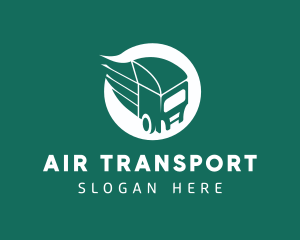 Delivery Truck Wings logo design