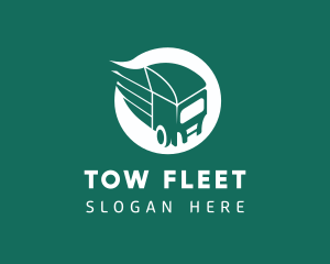 Delivery Truck Wings logo design