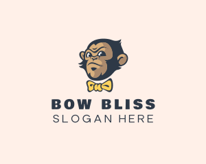 Monkey Bow Tie logo design