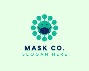 Angry Virus Mask logo