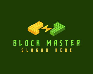 Building Block Toy logo design