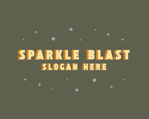 Quirky Star Sparkle logo design