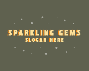 Quirky Star Sparkle logo design