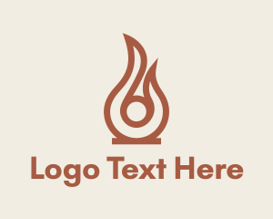 Boho Flame Candle  logo