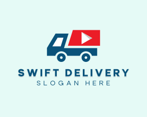 Delivery Truck Player logo design