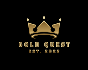 Gold Emperor Crown logo design