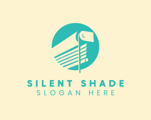 Window Curtain Blinds logo design