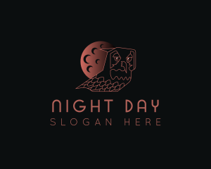 Night Owl Moon logo design