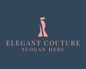 Sexy Fashion Dressmaker Couture logo design