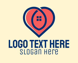 Housing - Heart House Property logo design