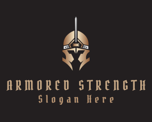 Gladiator Warrior Helmet logo