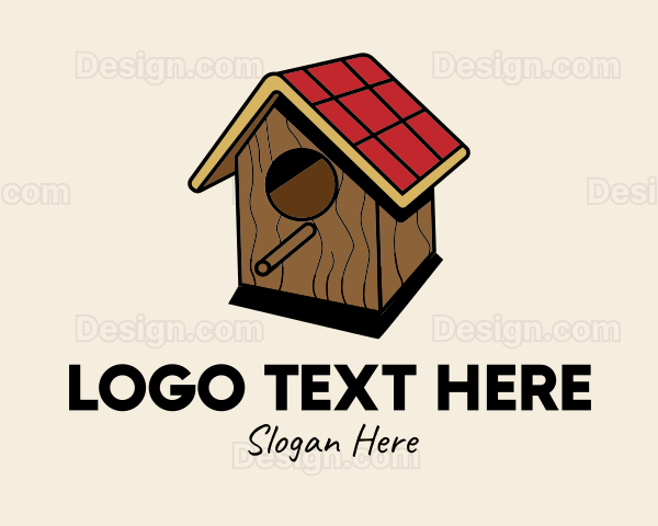 Isometric Bird House Logo