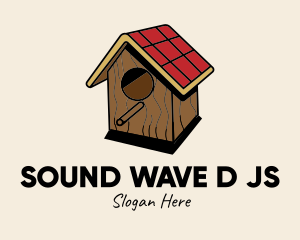 Isometric Bird House  logo design