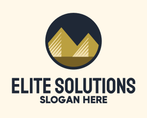 Gold Pyramid Mountain logo