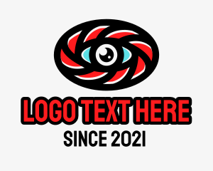 Oval - Oval Eye Lens logo design