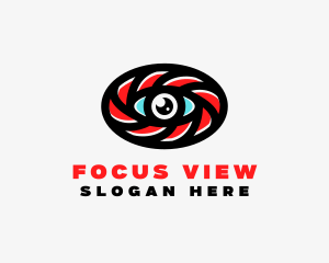 Oval Eye Lens logo design