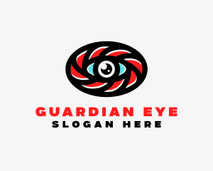 Oval Eye Lens logo design