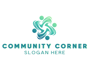 Community Group People logo design