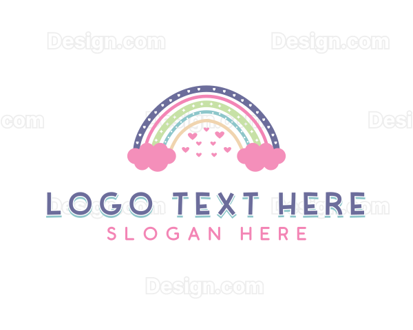 Rainbow Daycare Preschool Logo