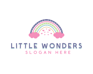 Rainbow Daycare Preschool logo design