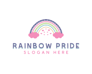 Rainbow Daycare Preschool logo design