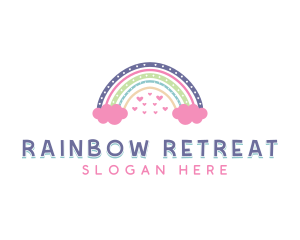 Rainbow Daycare Preschool logo design