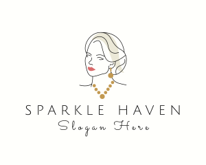 Fashion Lady Jeweler logo design