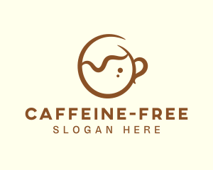 Brown Coffee Cup logo design