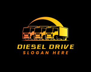 Delivery Truck Logistics logo design