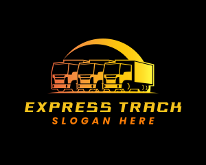 Delivery Truck Logistics logo design