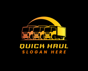 Delivery Truck Logistics logo design