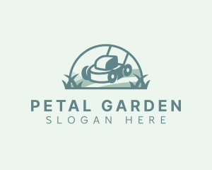 Lawn Mowing Landscaping logo design