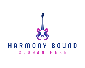 Seahorse Guitar Instrument logo
