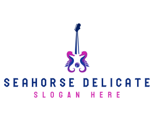 Seahorse Guitar Instrument logo