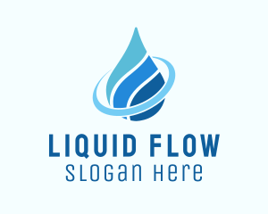 Water Aquatic Droplet  logo design