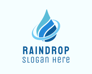 Water Aquatic Droplet  logo design