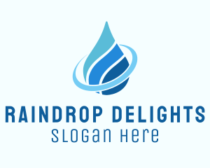 Water Aquatic Droplet  logo design