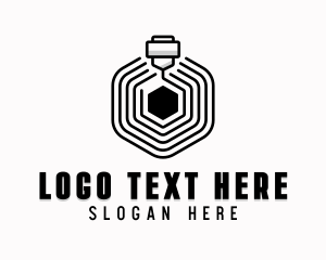 3D Print Machine logo