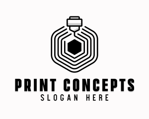 3D Print Machine logo