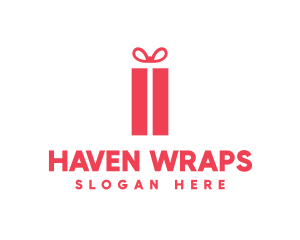 Pink Present Gift Box logo