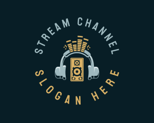 Radio Music Streaming logo design