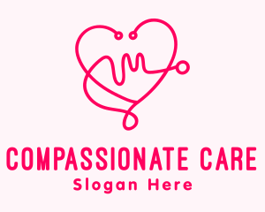 Heart Care Hospital logo design